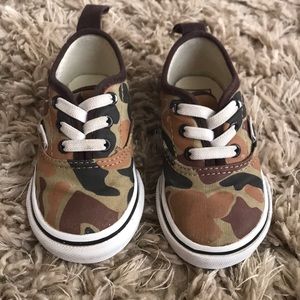 Camo Toddler Vans